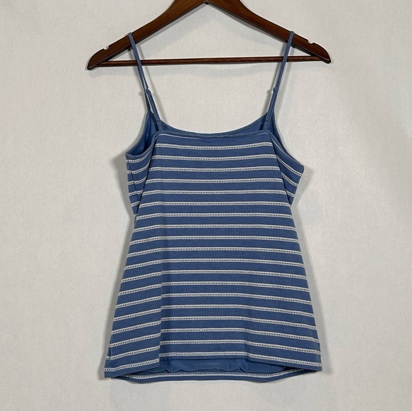 2 for$15 LOFT Blue and White Fitted Camisole - Picture 2 of 8